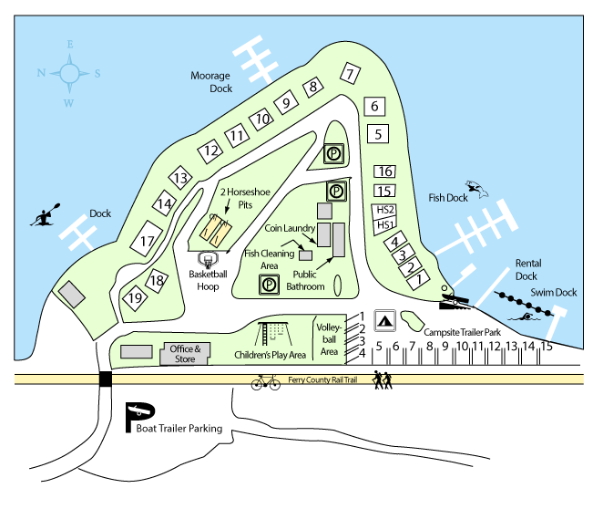 Resort Map | Tiffany's Resort